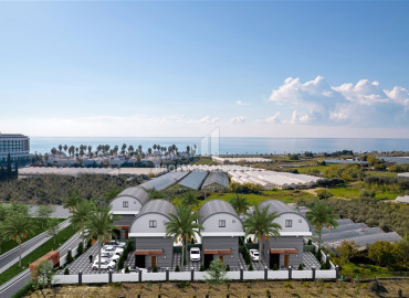 Инвестиционный проект - комплекс вилл класса люкс в 300 метрах от моря, с индивидуальными бассейнами в Паялларе, Аланья ID-12242 фото-3