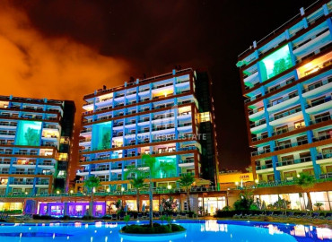 Stylish furnished apartment 2 + 1, 115 m2, in a residence with extensive facilities in Cikcilli, Alanya ID-12244 фото-8