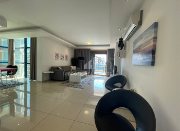 Stylish furnished apartment 2 + 1, 115 m2, in a residence with extensive facilities in Cikcilli, Alanya ID-12244 фото-18