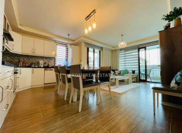 Elegant furnished penthouse 210 m2, with five bedrooms, glazed balcony, in Oba, Alanya ID-12245 фото-3