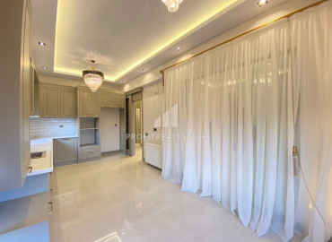 Дизайнерская четырехкомнатная квартира, 140м², в новом комплексе в микрорайоне Акдениз, района Мезитли. ID-12248 фото-5