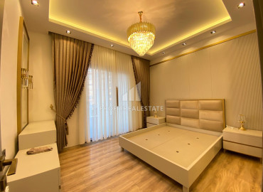Дизайнерская четырехкомнатная квартира, 140м², в новом комплексе в микрорайоне Акдениз, района Мезитли. ID-12248 фото-15