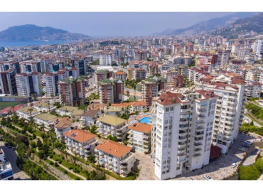 Elegant furnished apartment 2 + 1, with a luxurious author&#39;s interior and sea views in Cikcilli, Alanya ID-12276 фото-3