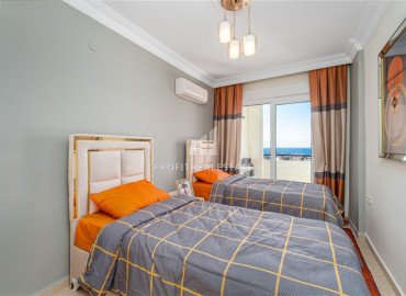 Elegant furnished apartment 2 + 1, with a luxurious author&#39;s interior and sea views in Cikcilli, Alanya ID-12276 фото-14
