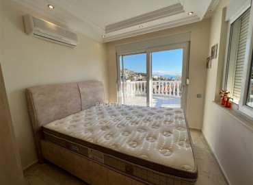 Уютная меблированная вилла 120 м2 в классическом стиле с двумя спальнями, джакузи и видом на море в Аланье ID-12277 фото-14