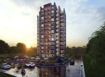 Двухкомнатные квартиры, 55м², в комплексе с хорошей инфраструктурой на начальном этапе строительства в Томюк, Эрдемли ID-12281 фото-3