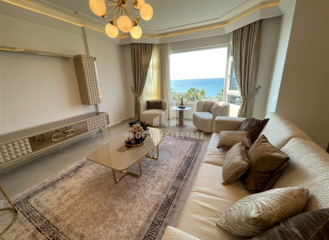 Designer two bedroom apartment with a sea view, in a residence on the first coastline, Tosmur, Alanya ID-12303 фото-13