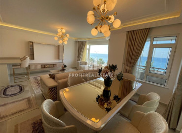 Designer two bedroom apartment with a sea view, in a residence on the first coastline, Tosmur, Alanya ID-12303 фото-19