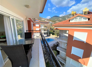 Furnished four-bedroom penthouse with panoramic sea views in Alanya ID-12312 фото-9