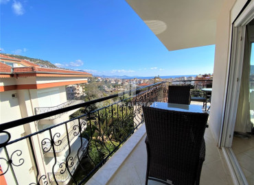 Furnished four-bedroom penthouse with panoramic sea views in Alanya ID-12312 фото-10