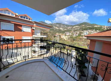 Furnished four-bedroom penthouse with panoramic sea views in Alanya ID-12312 фото-14