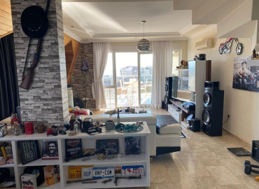 View duplex with two bedrooms in a comfortable residence in Cikcilli, Alanya, 140 m2 ID-12324 фото-2