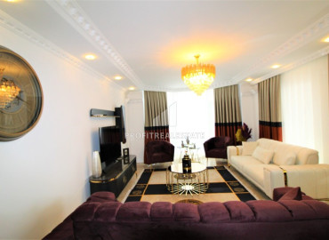 Трехкомнатная квартира, 120м², с потрясающим видом, в комфортабельном комплексе, в Джикджилли, Алания ID-12356 фото-3