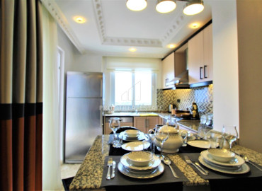 Трехкомнатная квартира, 120м², с потрясающим видом, в комфортабельном комплексе, в Джикджилли, Алания ID-12356 фото-7