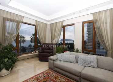 View furnished apartment 3 + 1, 160 m2, with a separate kitchen, near the sea in Tosmur, Alanya ID-12358 фото-1