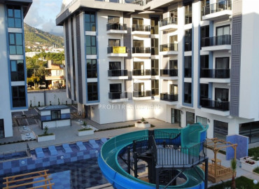 New one-bedroom apartment, with stylish furniture, in Oba, Alanya, 55 m2 ID-12370 фото-2