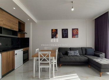 Новая двухкомнатная квартира, со стильной мебелью, в районе Оба, Аланья, 55 м2 ID-12370 фото-4