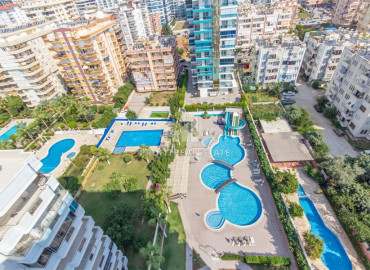 Меблированная квартира 1+1, на первой береговой линии, с застекленным балконом и теплыми полами, в центре  Махмутлара, Аланья ID-12391 фото-13