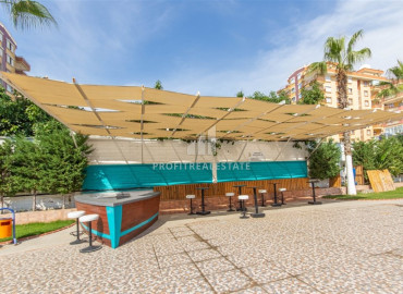 Меблированная квартира 1+1, на первой береговой линии, с застекленным балконом и теплыми полами, в центре  Махмутлара, Аланья ID-12391 фото-17