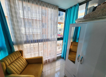 Фешенебельная трехкомнатная квартира с авторским интерьером и застекленным балконом в Махмутларе, Аланья ID-12394 фото-19