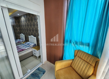 Фешенебельная трехкомнатная квартира с авторским интерьером и застекленным балконом в Махмутларе, Аланья ID-12394 фото-20