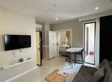 Уютная меблированная квартира 1+1, в 150 метрах от пляжа Клеопатра, в центре Аланьи ID-12426 фото-4