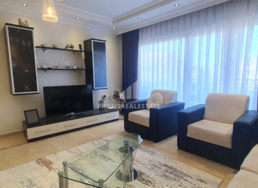 Furnished penthouse 110 m2, with two bedrooms, at an attractive price, in Oba, Alanya ID-12437 фото-8