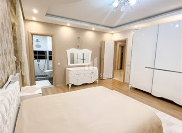 Фешенебельная меблированная квартира 3+1, 190 м2, с отдельной кухней и видом на море в Джикджилли, Аланья ID-12449 фото-13