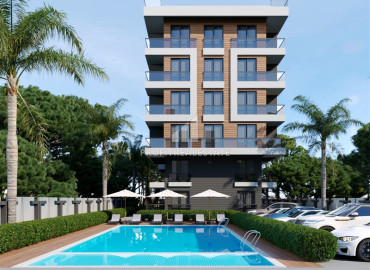 Новые двухуровневые апартаменты 3+1, в жилом комплексе с бассейном, Сарысу, Коньяалты, 160 м2 ID-12454 фото-1