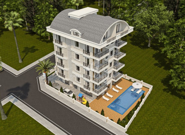 Квартира 1+1, 45м² в комплексе на окончательном этапе строительства в районе Алании Демирташ ID-12463 фото-2