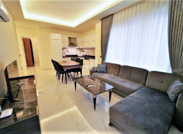 Elegant one-bedroom apartment of 60 m2, 200 meters from Cleopatra beach, in the center of Alanya ID-12467 фото-4