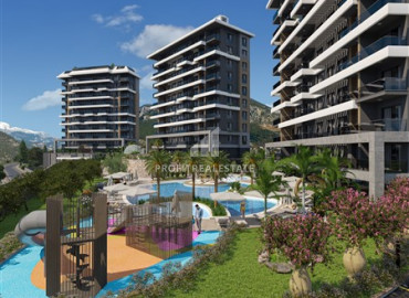 Apartment of different layouts, 71-120m², in an elite residence under construction, at the initial stage of construction in Kestel, Alanya ID-12472 фото-7