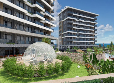Apartment of different layouts, 71-120m², in an elite residence under construction, at the initial stage of construction in Kestel, Alanya ID-12472 фото-13