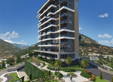 Apartment of different layouts, 71-120m², in an elite residence under construction, at the initial stage of construction in Kestel, Alanya ID-12472 фото-14