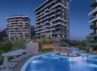 Apartment of different layouts, 71-120m², in an elite residence under construction, at the initial stage of construction in Kestel, Alanya ID-12472 фото-20