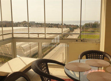 Уютная квартира с двумя спальнями, 100м², с видом на море, в элитном комплексе в Авсалларе, в 500м от моря ID-12477 фото-17