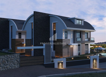 New project of a residence of luxury villas 700m from the Incekum beach in Avsallar ID-6859 фото-10