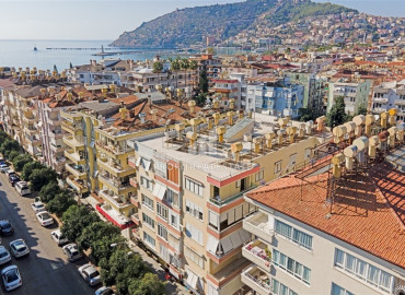 Furnished two bedroom apartment with a separate kitchen, 150 meters from the sea, Alanya, center, 110 m2 ID-12483 фото-2
