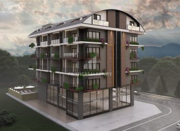 Инвестиционный проект с комфортной инфраструктурой на начальном этапе строительства в Махмутларе, Алания: квартиры, 49,5-110м² ID-12516 фото-3