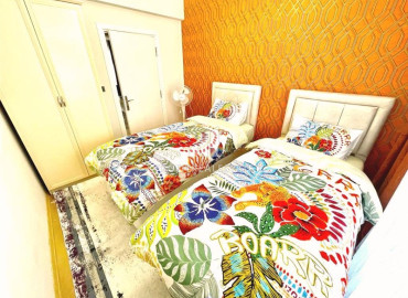 Квартира с двумя спальнями, 110м², с дизайнерским интерьером, в 100м от моря в районе Оба, Алания. ID-12533 фото-16