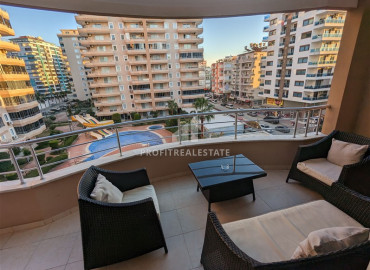 Elegant two bedroom apartment 120 m2, with bathroom, in a residence with facilities in Mahmutlar, Alanya ID-12534 фото-18