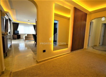 Luxury two bedroom apartment 125 m2, with a glazed balcony, 250 meters from the sea in Mahmutlar, Alanya ID-12536 фото-6