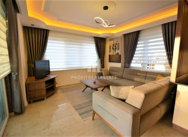 Luxury two bedroom apartment 125 m2, with a glazed balcony, 250 meters from the sea in Mahmutlar, Alanya ID-12536 фото-8