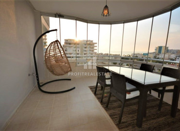 Luxury two bedroom apartment 125 m2, with a glazed balcony, 250 meters from the sea in Mahmutlar, Alanya ID-12536 фото-9