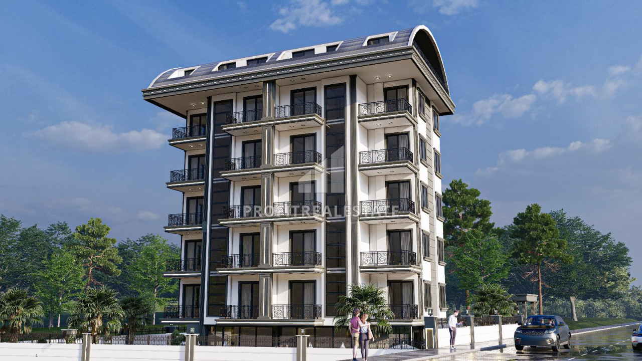 Двухкомнатные и трехкомнатные квартиры, 44-109м², в малоквартирном комплексе в районе Алании – Авсаллар ID-12552 фото-1