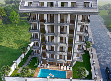 Двухкомнатные и трехкомнатные квартиры, 44-109м², в малоквартирном комплексе в районе Алании – Авсаллар ID-12552 фото-4