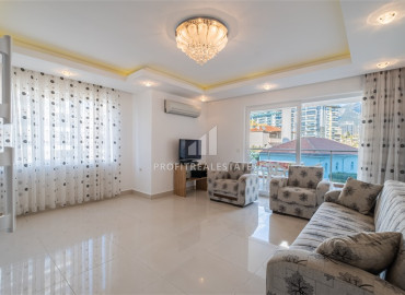 Элегантная меблированная двухкомнатная квартира 60м2, в 200 метрах от пляжа в Махмутларе, Аланья ID-12719 фото-4