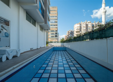 Элегантная меблированная двухкомнатная квартира 60м2, в 200 метрах от пляжа в Махмутларе, Аланья ID-12719 фото-20
