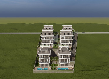 Инвестиционный проект - комплекс вилл класса люкс с индивидуальными бассейнами и инфраструктурой в Каргыджаке, Аланья ID-12720 фото-11