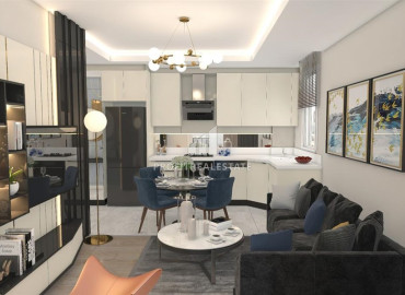 Новая двухкомнатная квартира в Анталье, Алтынташ, на заключительном этапе строительства, 40 м2 ID-12725 фото-4